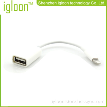 Apple Lightning Otg Wire For Ipad Mini Ipad4 Iphone5 Lightning To Usb Female 100% Copper Wire 